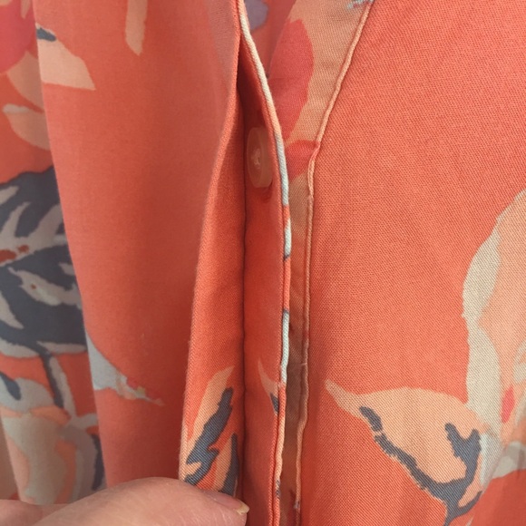 GAP casual summer dress. Lovely peach colour. Size M. Like new. - Picture 3 of 9